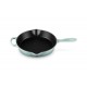 Poêle en Fonte Ronde Skillet 26 cm Bleu Sea Salt   - Le Creuset