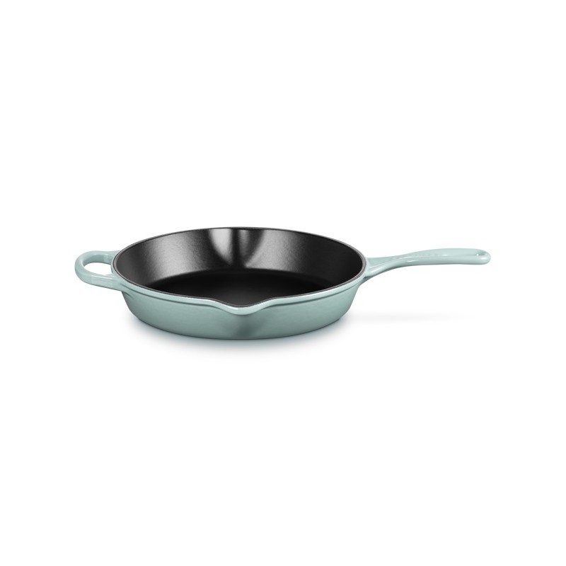 Poêle en Fonte Ronde Skillet 26 cm Bleu Sea Salt - Le Creuset