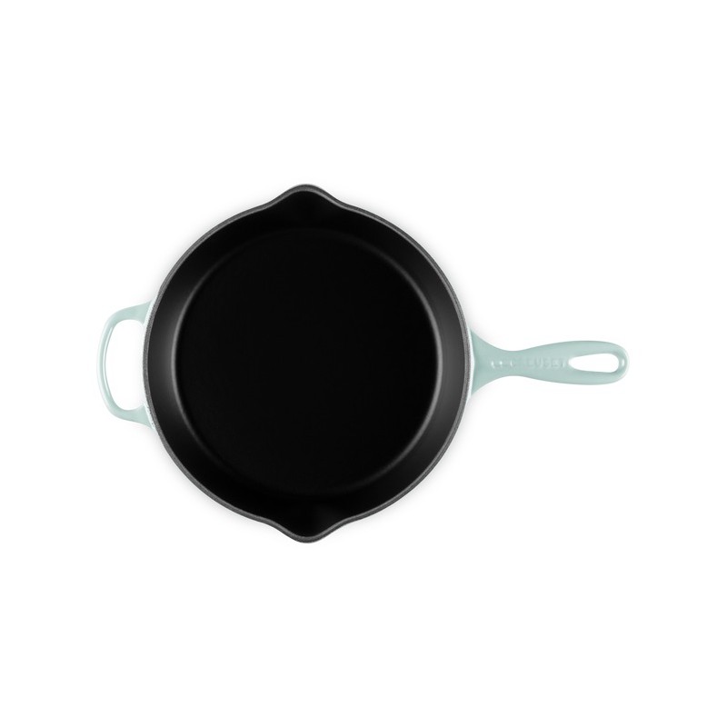 Poêle en Fonte Ronde Skillet 26 cm Bleu Sea Salt - Le Creuset