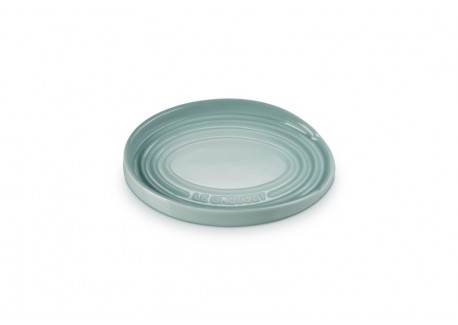 Repose Cuillère Ovale Céramique Bleu Sea Salt   - Le Creuset
