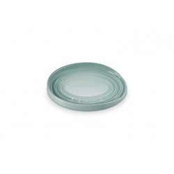 Blauw Sea Salt keramische ovale lepelhouder - Le Creuset Blauw Sea Salt keramische ovale lepelhouder - Le Creuset