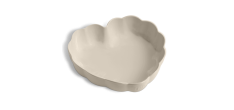 Madeleine Hart keramische mal 26x6,5 cm gebroken witte klei