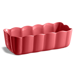 Madeleine rechthoekige Keramische Cakevorm 29x9 cm Roze Candy - Emile Henry Madeleine rechthoekige Keramische Cakevorm 29x9 cm Roze Candy - Emile Henry