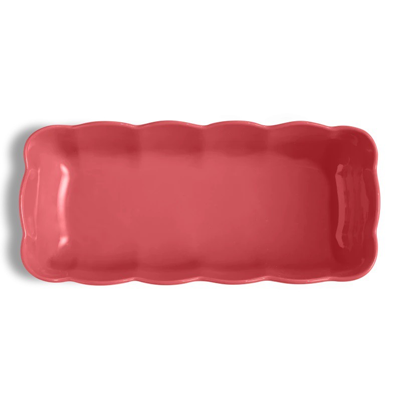 Madeleine Moule à Cake Rectangulaire Céramique 29x9 cm Rose Candy - Emile Henry