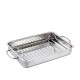 Style Rechthoekige RVS Braadslede + Rooster 34 x 24 cm - Kuchenprofi
