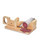 Guillotine à Saucisson en Bois avec Lame en Inox - Zassenhaus
