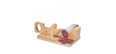 Guillotine à Saucisson en Bois avec Lame en Inox