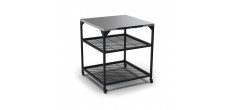 Table Modulaire pour Four à Pizza Extérieur Inox Large 80x80x90 cm 