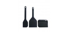Set 3 Ustensiles Pâte à Pizza Coupe-pâte, Spatule Large, Spatule Cuillère 