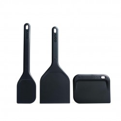 Set 3 Ustensiles Pâte à Pizza Coupe-pâte, Spatule Large, Spatule Cuillère - Ooni