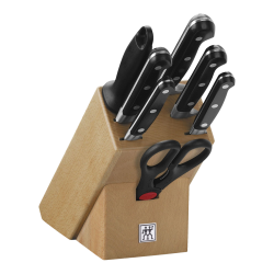 Professional S Bloc de Couteaux Bois Hêtre 8 pcs - Zwilling Professional S Bloc de Couteaux Bois Hêtre 8 pcs - Zwilling