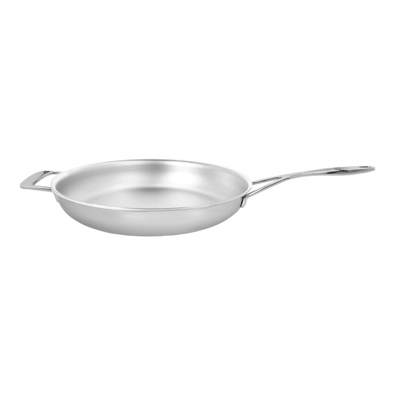Silverline 7 Nanotouch Poêle à Frire Inox 32 cm avec Contre-poignée - Demeyere