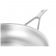 Silverline 7 Nanotouch Poêle à Frire Inox 32 cm avec Contre-poignée - Demeyere