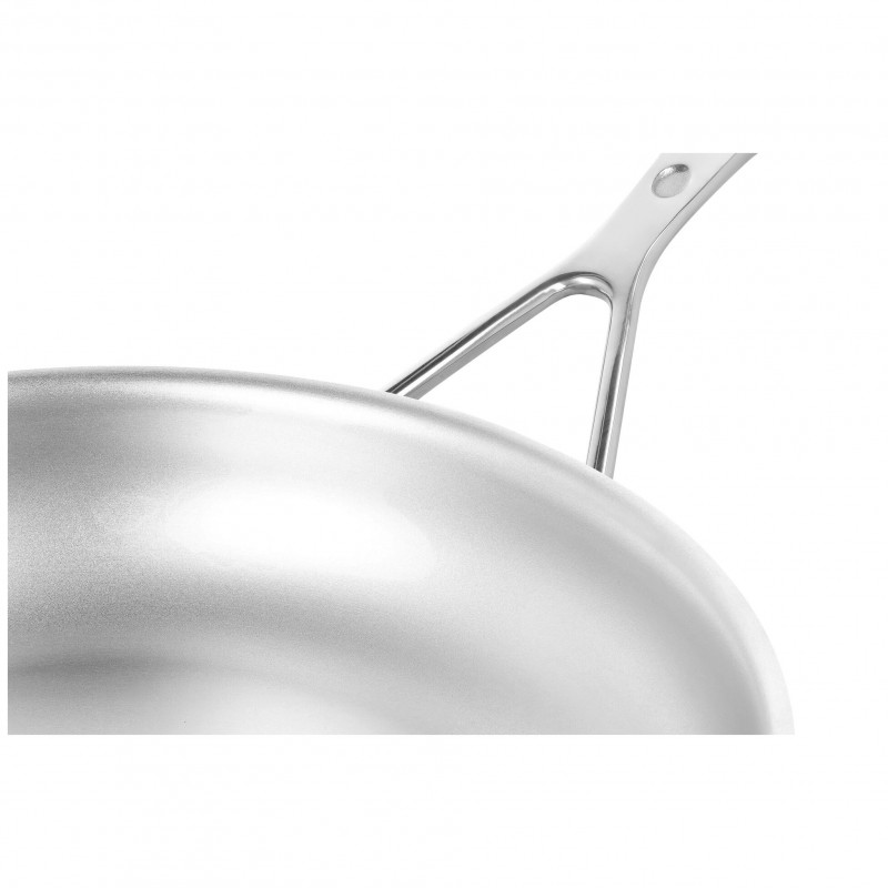 Silverline 7 Nanotouch Poêle à Frire Inox 32 cm avec Contre-poignée - Demeyere