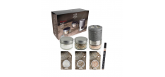 Maestro Bar à Sels Coffret Moulin Multi Sels Bois Graphite Clair Zirlion 7pcs -N
