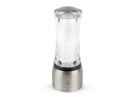 Daman Moulin à Sel 16 cm Inox Acryl U'Select Zirlion - Peugeot