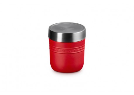 On The Go Ronde geïsoleerde RVS lunchbox 500 ml kersenrood - Le Creuset