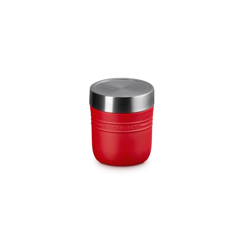 On The Go Lunch Box Isotherme Inox Ronde 500 ml Rouge Cerise - Le Creuset