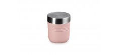 On The Go Ronde geïsoleerde RVS lunchbox 500 ml Roze Shell Pink