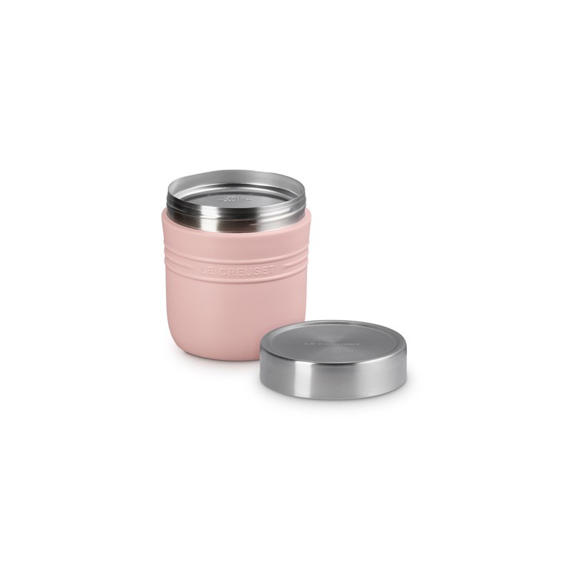 On The Go Lunch Box Isotherme Inox Ronde 500 ml Rose Shell Pink - Le Creuset