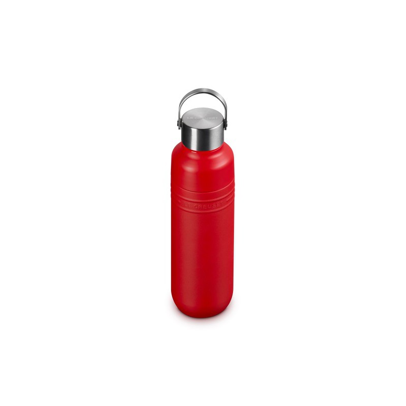 On The Go Gourde Bouteille Isotherme 500 ml Rouge Cerise - Le Creuset