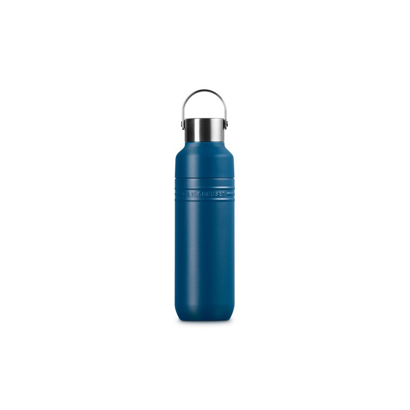 On The Go Gourde Bouteille Isotherme 500 ml Bleu Deep Teal - Le Creuset