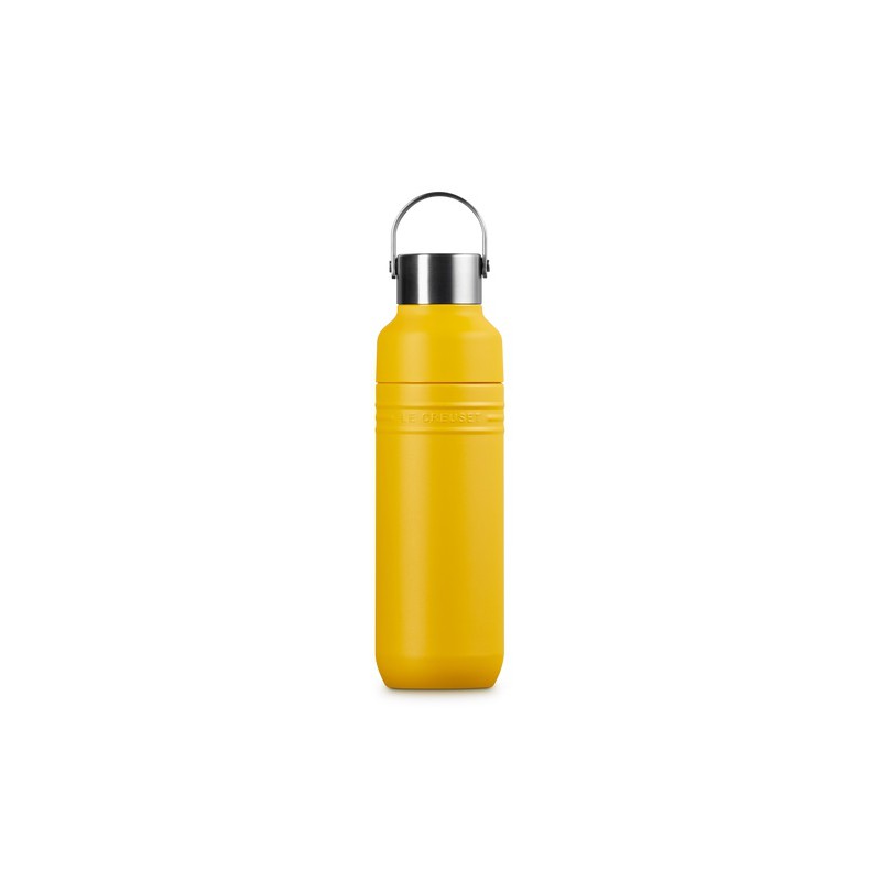 On The Go Gourde Bouteille Isotherme 500 ml Jaune Nectar - Le Creuset