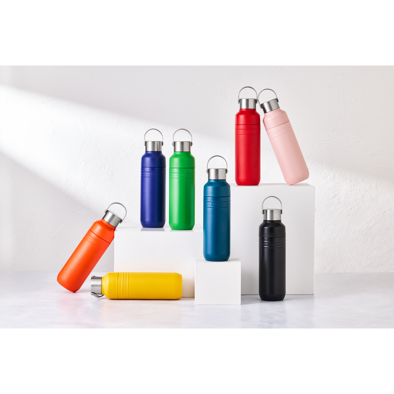 On The Go Gourde Bouteille Isotherme 500 ml Noir Mat - Le Creuset