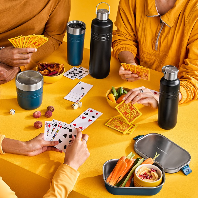 On The Go Gourde Bouteille Isotherme 500 ml Noir Mat - Le Creuset