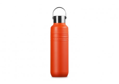 On The Go Gourde Bouteille Isotherme 500 ml Orange Volcanique  - Le Creuset