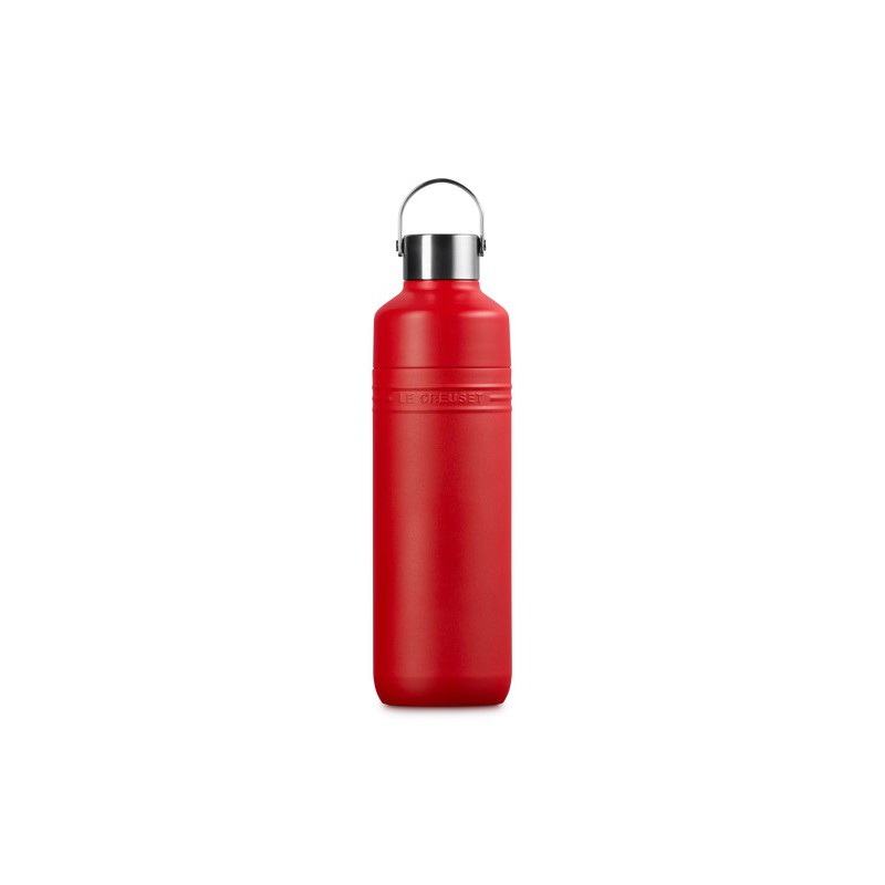 On The Go Gourde Bouteille Isotherme 1 L Rouge Cerise - Le Creuset