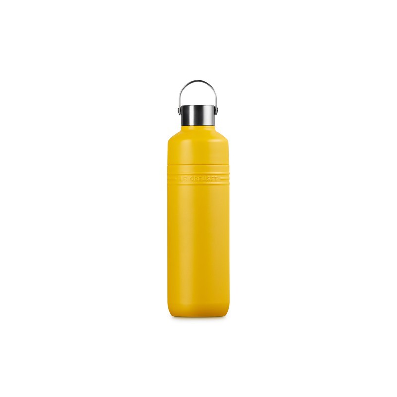 On The Go Gourde Bouteille Isotherme 1 L Jaune Nectar - Le Creuset