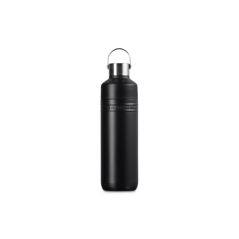 On The Go Gourde Bouteille Isotherme 1 L Noir Mat - Le Creuset