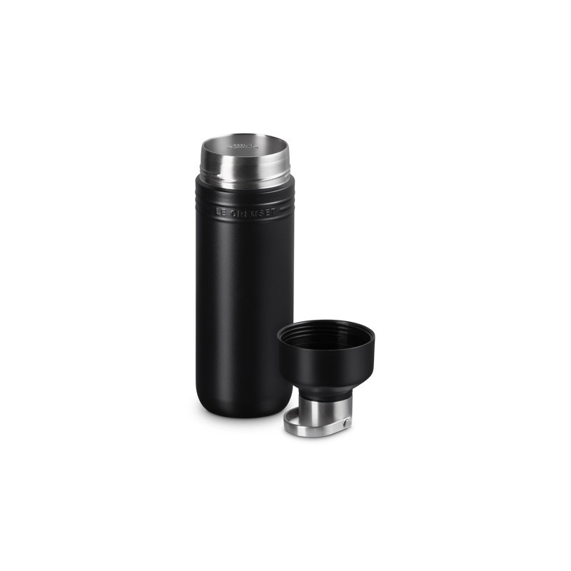 On The Go Gourde Bouteille Isotherme 1 L Noir Mat - Le Creuset