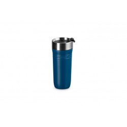 On The Go Travel Mug Isotherme Hermétique à Emporter 350 ml Bleu Deep Teal - Le Creuset