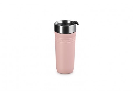 On The Go Travel Mug Isotherme Hermétique à Emporter 350 ml Rose Shell Pink - Le Creuset
