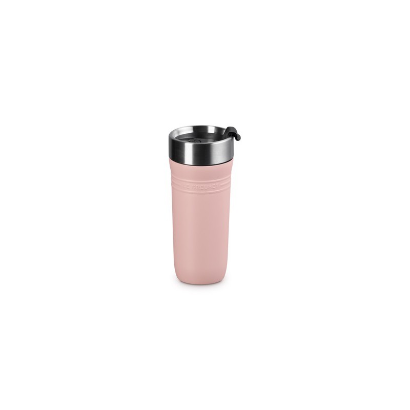 On The Go Travel Mug Isotherme Hermétique à Emporter 350 ml Rose Shell Pink - Le Creuset