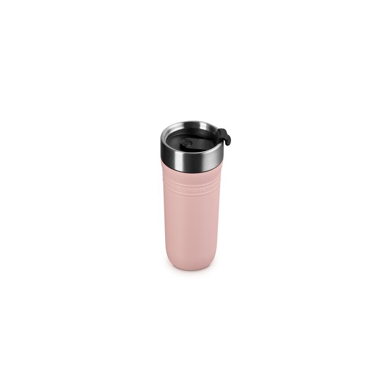 On The Go Travel Mug Isotherme Hermétique à Emporter 350 ml Rose Shell Pink - Le Creuset