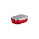 On The Go Lunchbox RVS Rechthoekig 900 ml Kersenrood - Le Creuset