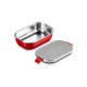 On The Go Lunch Box Inox Rectangulaire 900 ml Rouge Cerise  - Le Creuset
