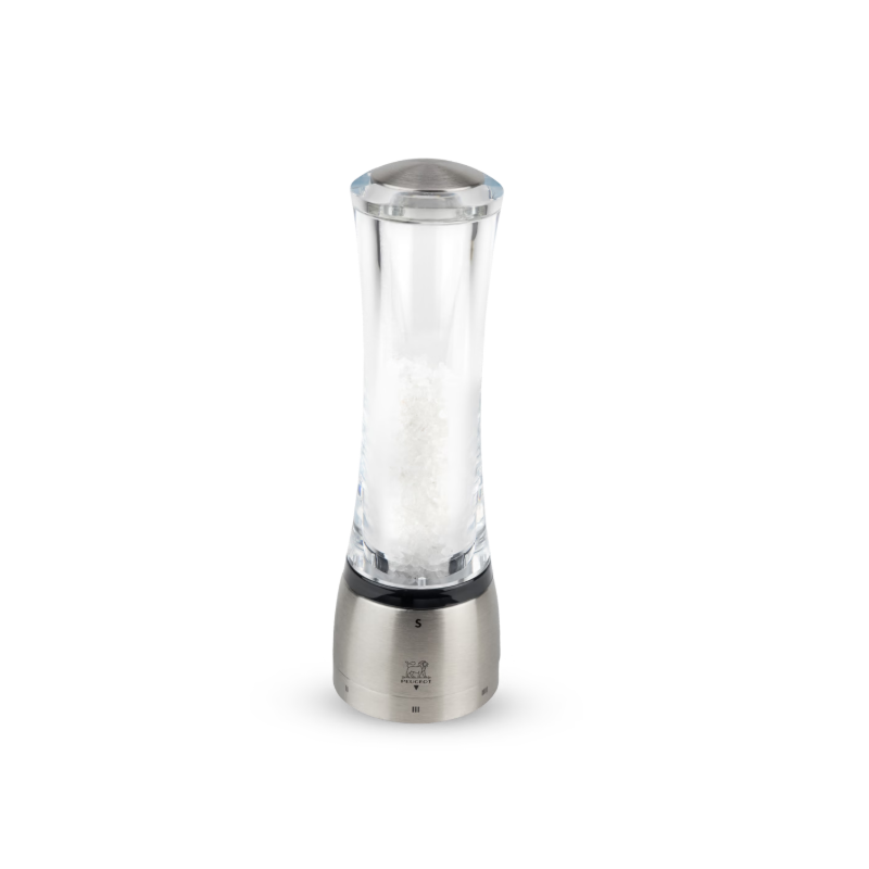 Daman Moulin à Sel 21 cm Inox Acryl U'Select Zirlion - Peugeot