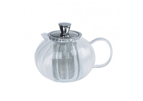 Gyokuro Théière en Verre avec Filtre Inox Dévissable 0,8 L - Cristel