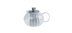 Gyokuro Glazen Theepot met Afschroefbaar Roestvrijstalen Filter 0,8 L