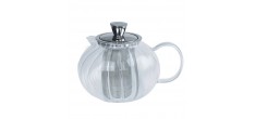 Gyokuro Glazen Theepot met Afschroefbaar Roestvrijstalen Filter 1,2 L