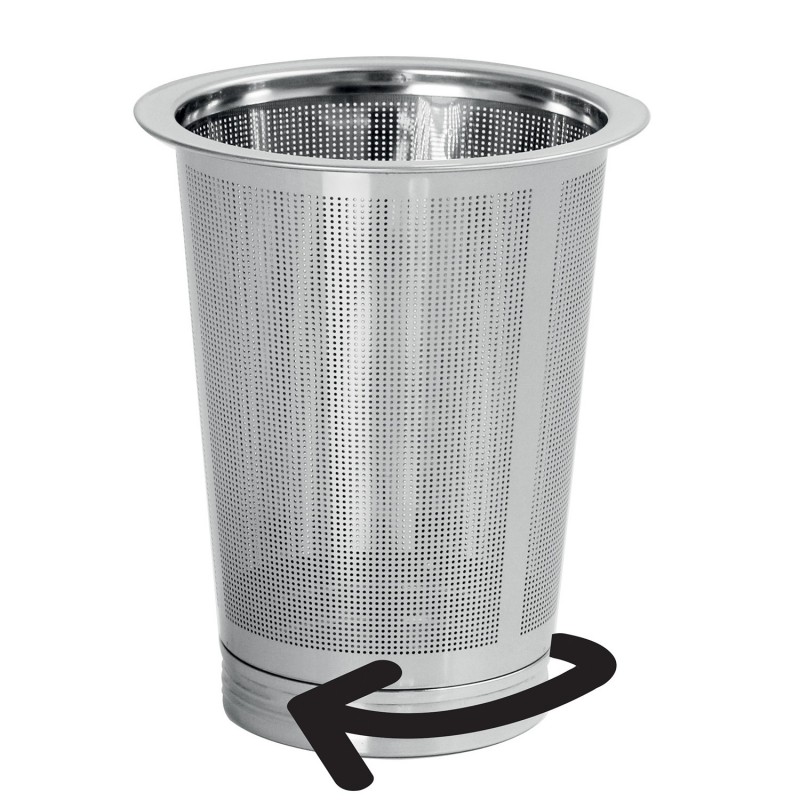 Gyokuro Théière en Verre avec Filtre Inox Dévissable 1,2 L - Cristel
