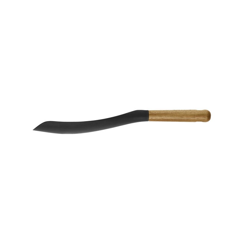 Spatule Cuillère Silicone Noir Manche Bois 30 cm - Staub