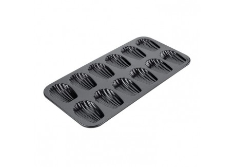 Moule à Madeleines Acier Anti-adhésif 12 pces - Tala