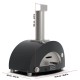 Moderno Four à Pizza Bois 1 Pizza Gris 60x40 cm - Alfa Pizza