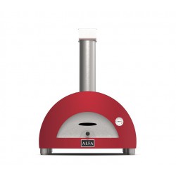 Moderno Four à Pizza Bois 1 Pizza Rouge 60x40 cm - Alfa Pizza