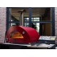 Moderno Four à Pizza Bois 1 Pizza Rouge 60x40 cm - Alfa Pizza